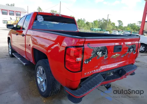 2018 Chevrolet Silverado 1500 Custom из США, поврежденный, VIN 1GCRCPEH7JZ190964